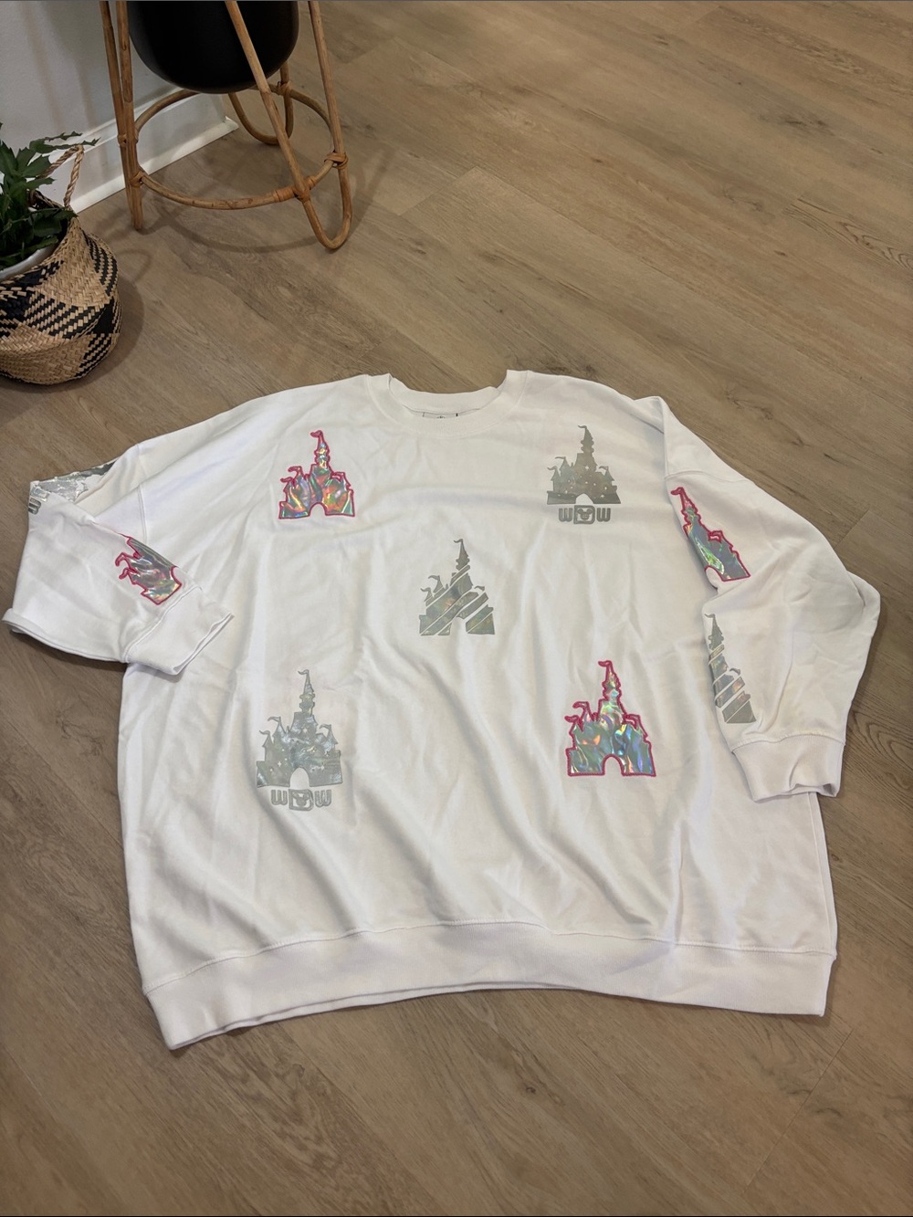Disney Cinderella Castle Icon Pullover Sweatshirt - Walt Disney World Sz 3X NEW